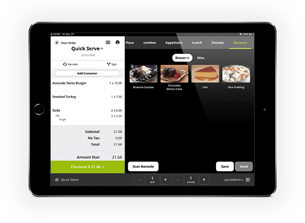 Lavu iPad POS System for Restaurants 