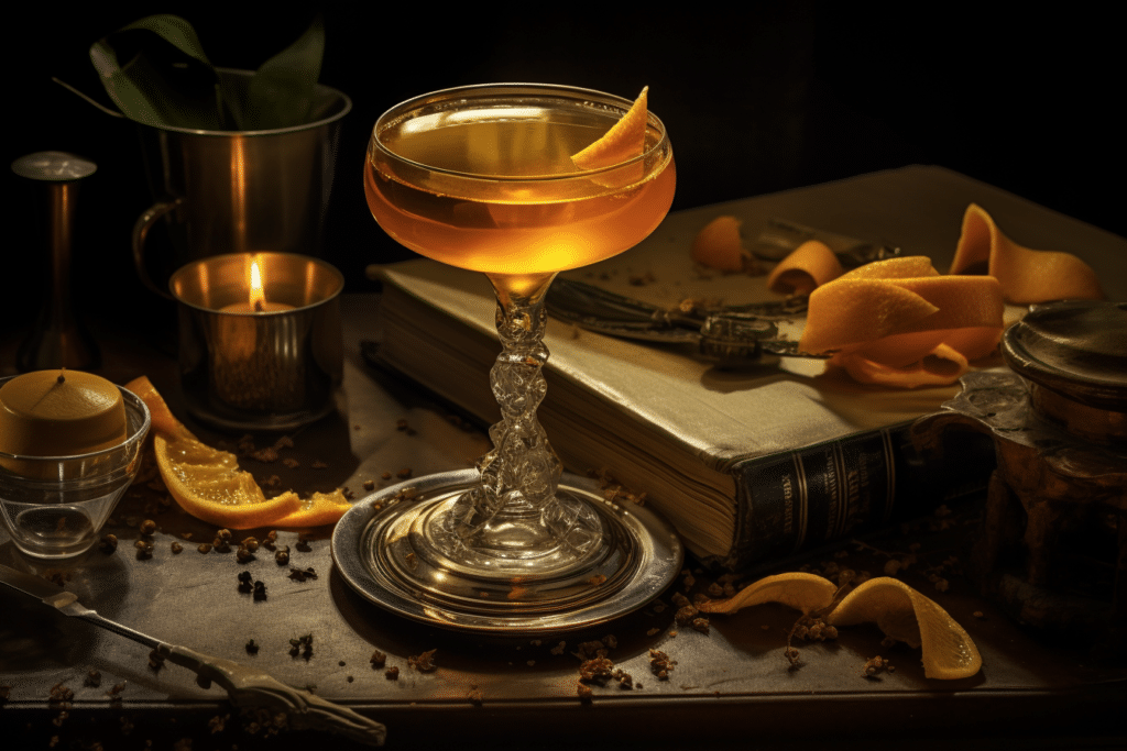 Champagne Bourbon Cocktail